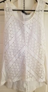 A.n.a off white womens tank Small